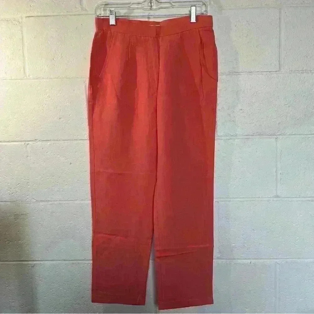Jesse Kamm Women’s Silk Pants-Size Small
